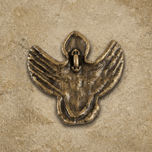 Tibetan Copper Garuda Belt Buckle | Vintage Guardian Jewelry