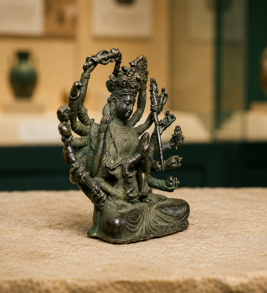 Thousand-Hand Guanyin | Tibetan Buddhist Brass Statue