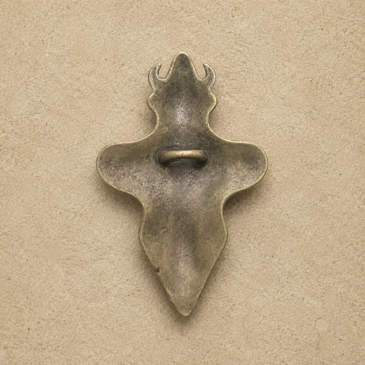 Copper Bull Vajra Pendant | Tibetan Yamantaka Amulet