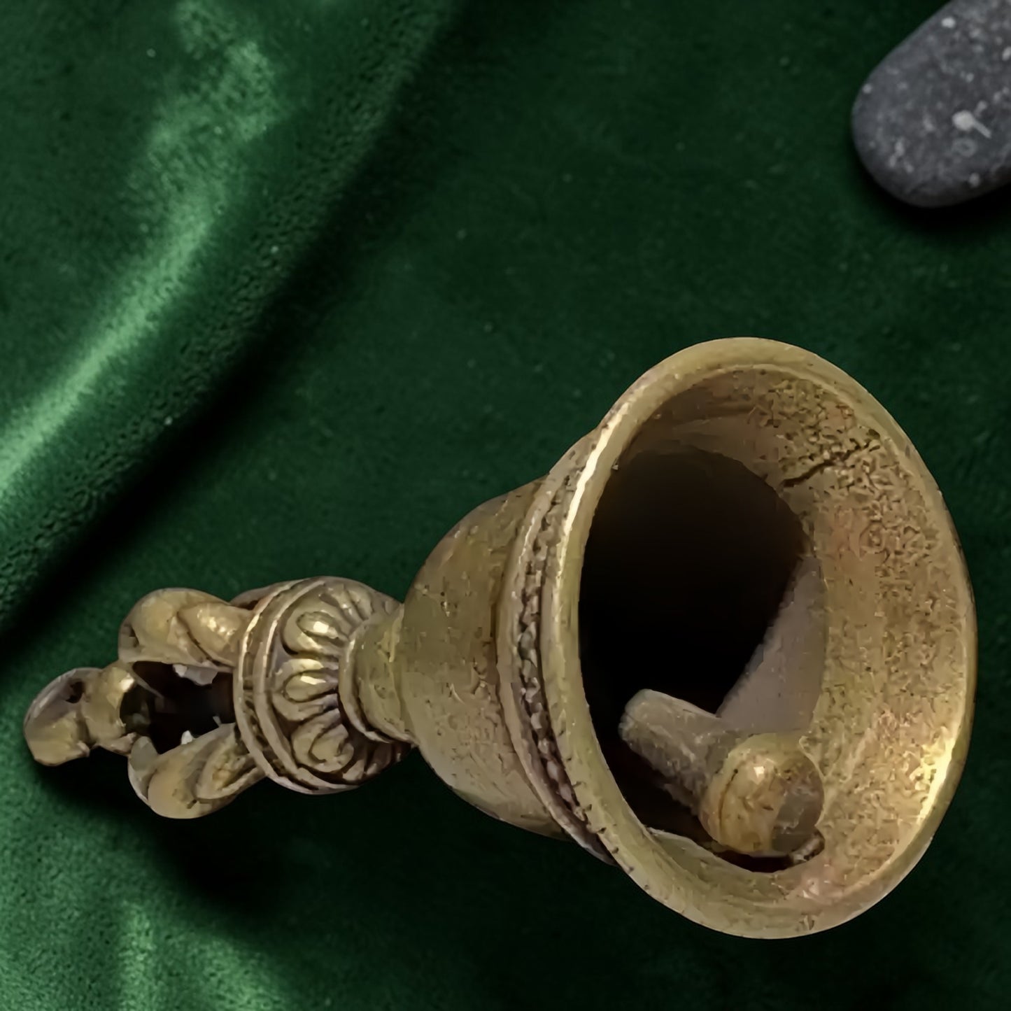 Tibetan Copper Vajra Bell for Altar Display weight reference