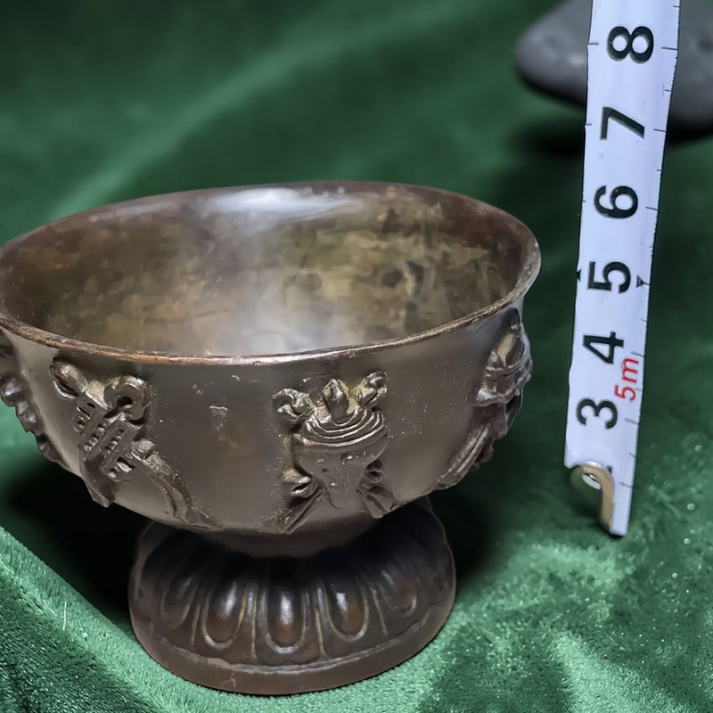 Tibetan Eight Auspicious Offering Cup