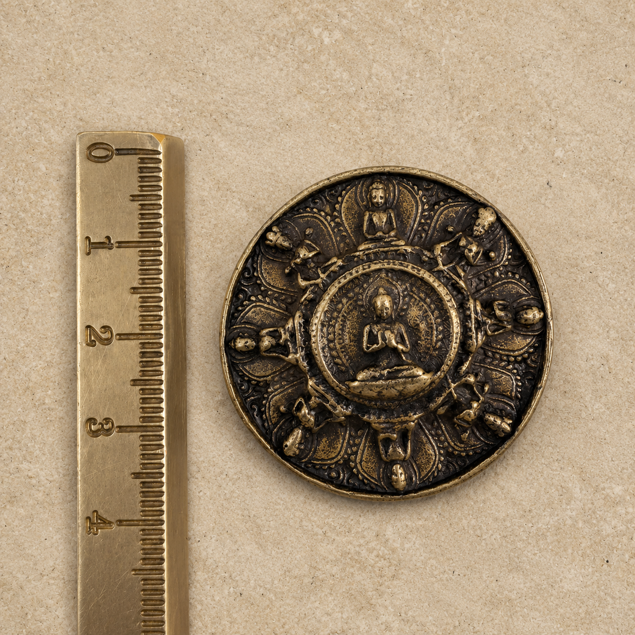 Zodiac Pendant, Copper Amulet Charm