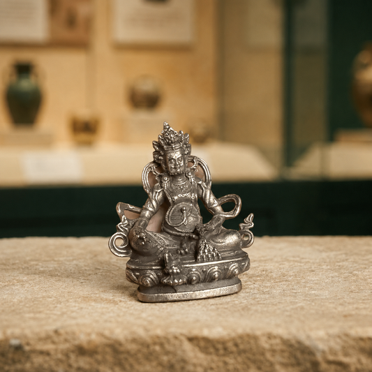 Jambhala Statue | Tibetan Rhinestone Wealth Buddhist