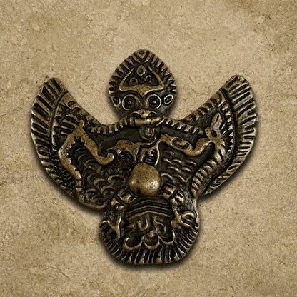 Tibetan Copper Garuda Belt Buckle | Vintage Guardian Jewelry
