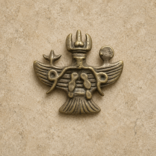 Garuda Pendant | Tibetan Thangka Altar Brass Amulet