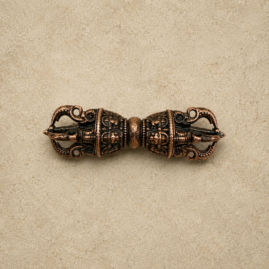 Vajra Pendant | Tibetan Dorje Necklace Brass Amulet
