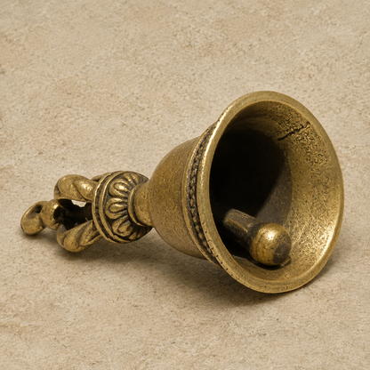 Vajra Hand Bell | Tibetan Buddhist Altar Bronze Dorje