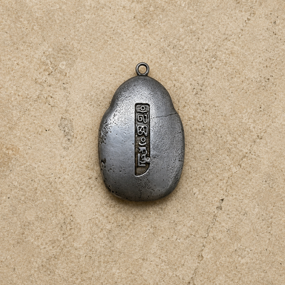 Tibetan Silver Guanyin Pendant | Buddha Amulet Charm