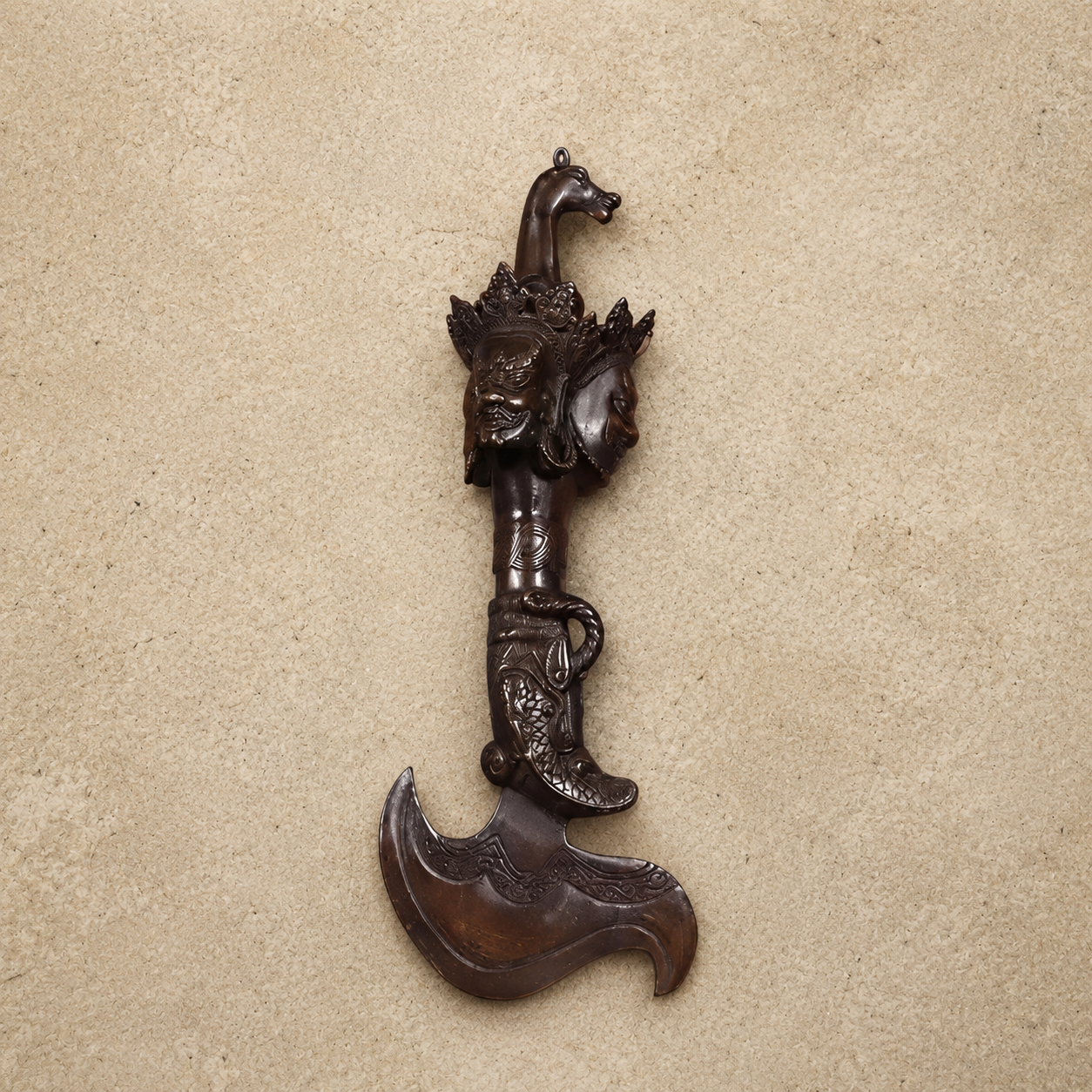 Copper Hayagriva Phurba Kila Ritual Dagger
