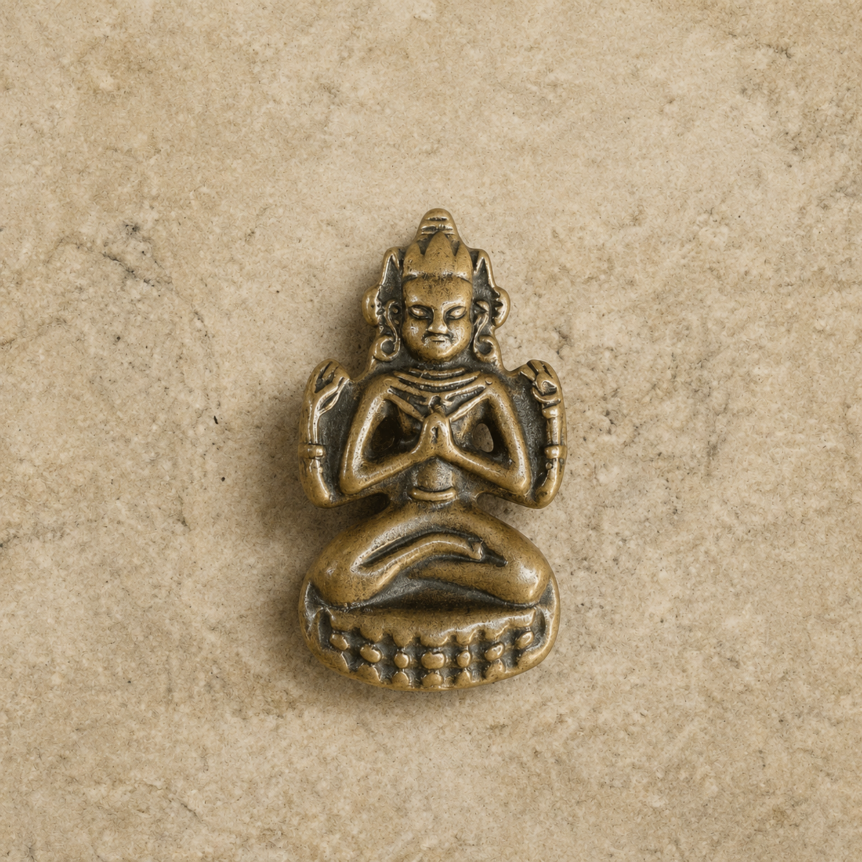 Avalokiteshvara Pendant | Tibetan Guanyin Small Amulet