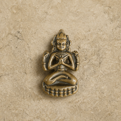 Avalokiteshvara Pendant | Tibetan Guanyin Small Amulet