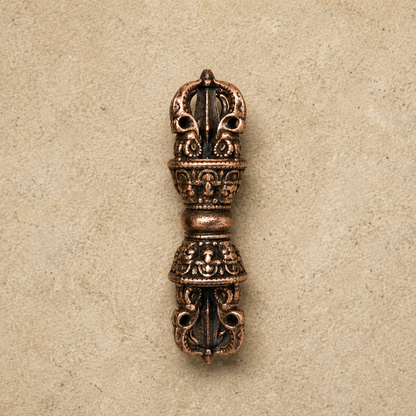 Vajra Pendant | Tibetan Dorje Necklace Brass Amulet