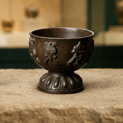 Tibetan Eight Auspicious Offering Cup