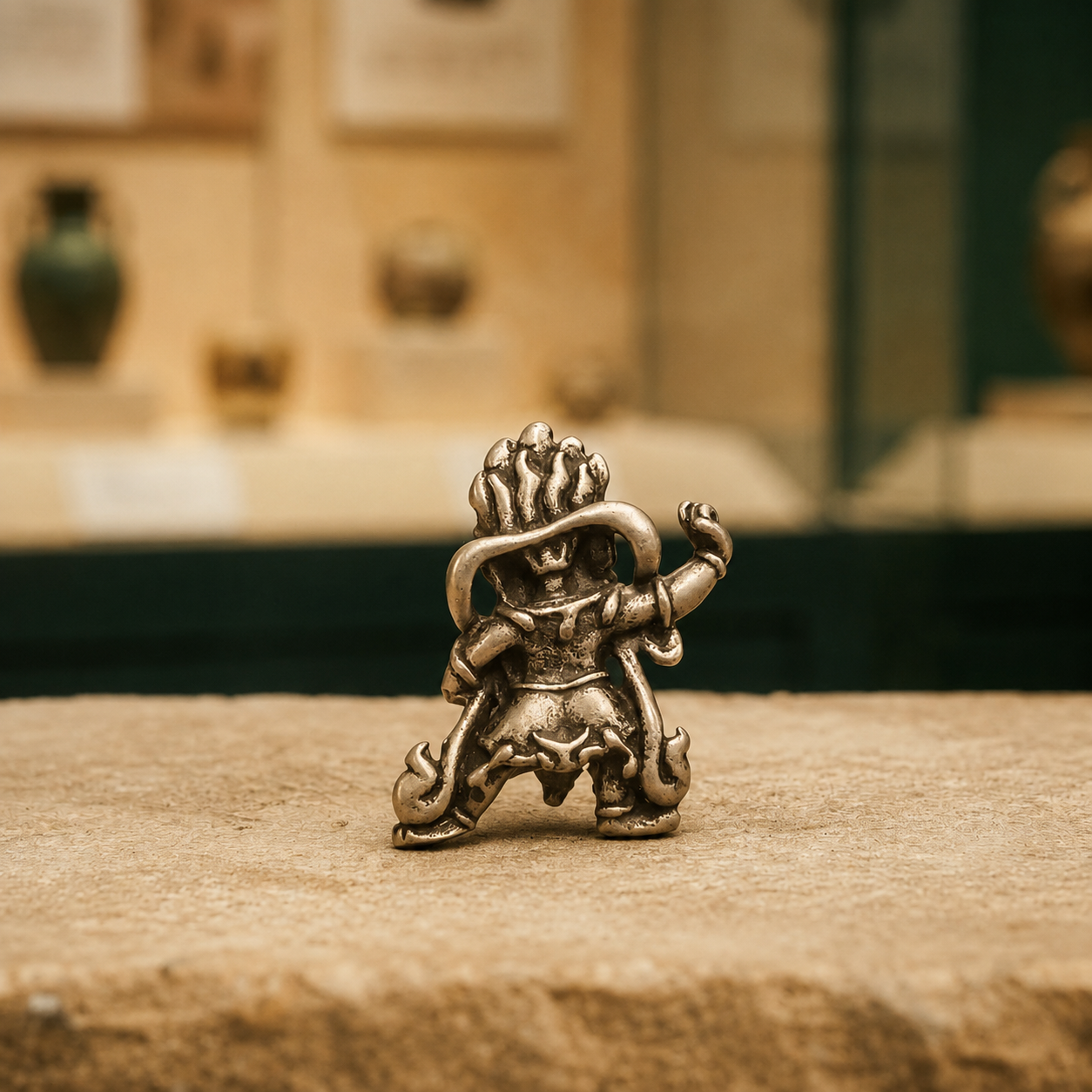 Mahakala Pendant | Tibetan Wrathful Deity Buddha