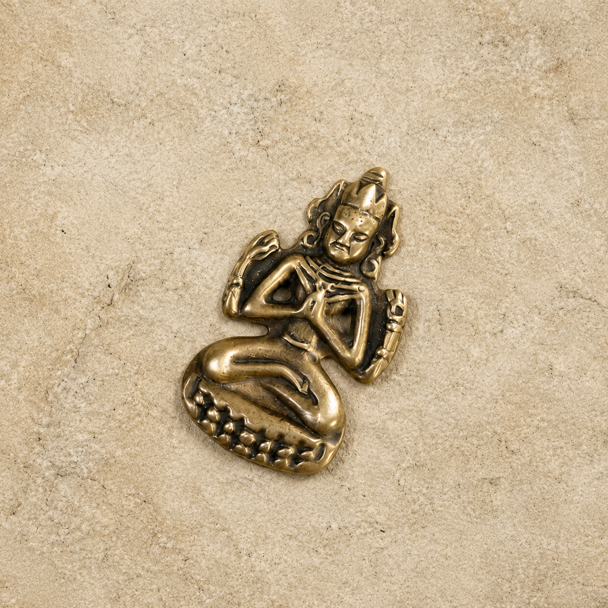 Guanyin Pendant & Tibetan Mantra Amulet Set