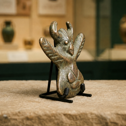 Tibetan Brass Garuda Amulet Pendant Buddhist Protector