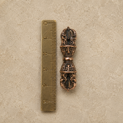 Vajra Pendant | Tibetan Dorje Necklace Brass Amulet