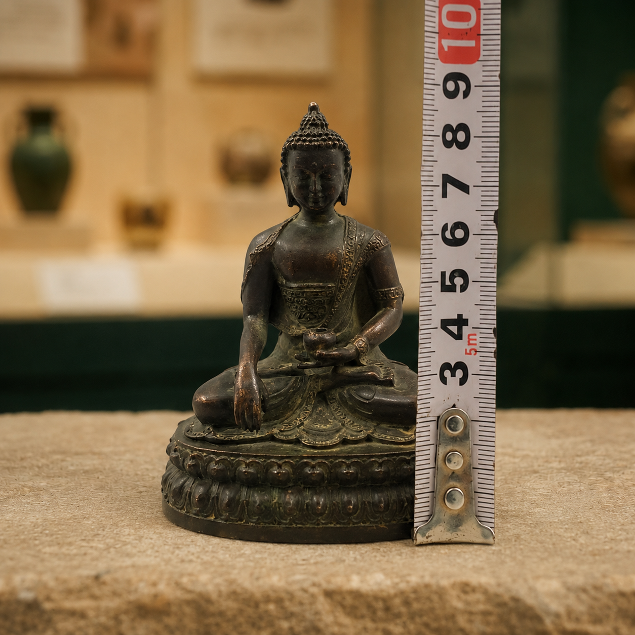 Medicine Buddha | Tibetan Bronze Altar Fengshui Statue
