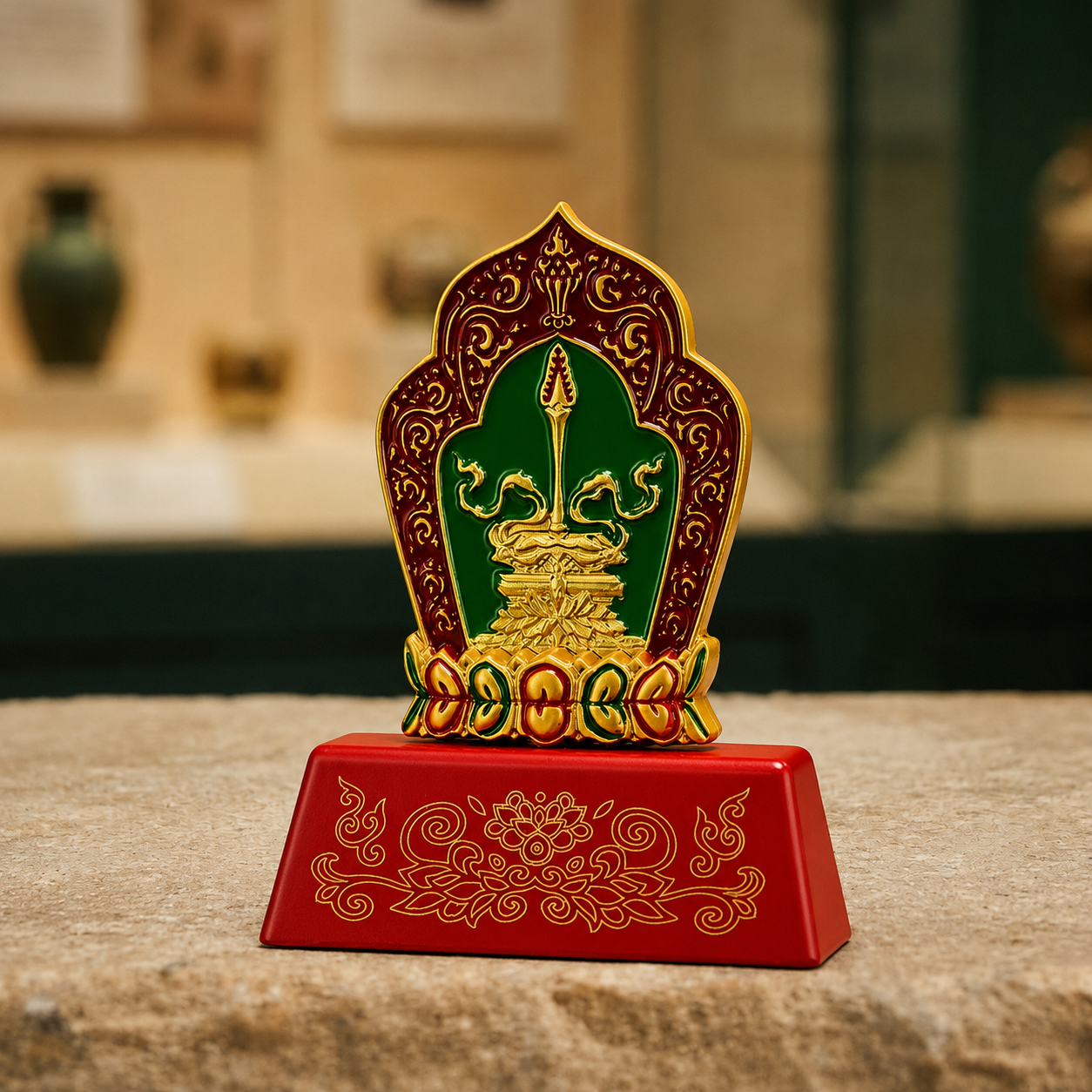 Kalachakra Mantra | Copper Thokcha Altar Decor