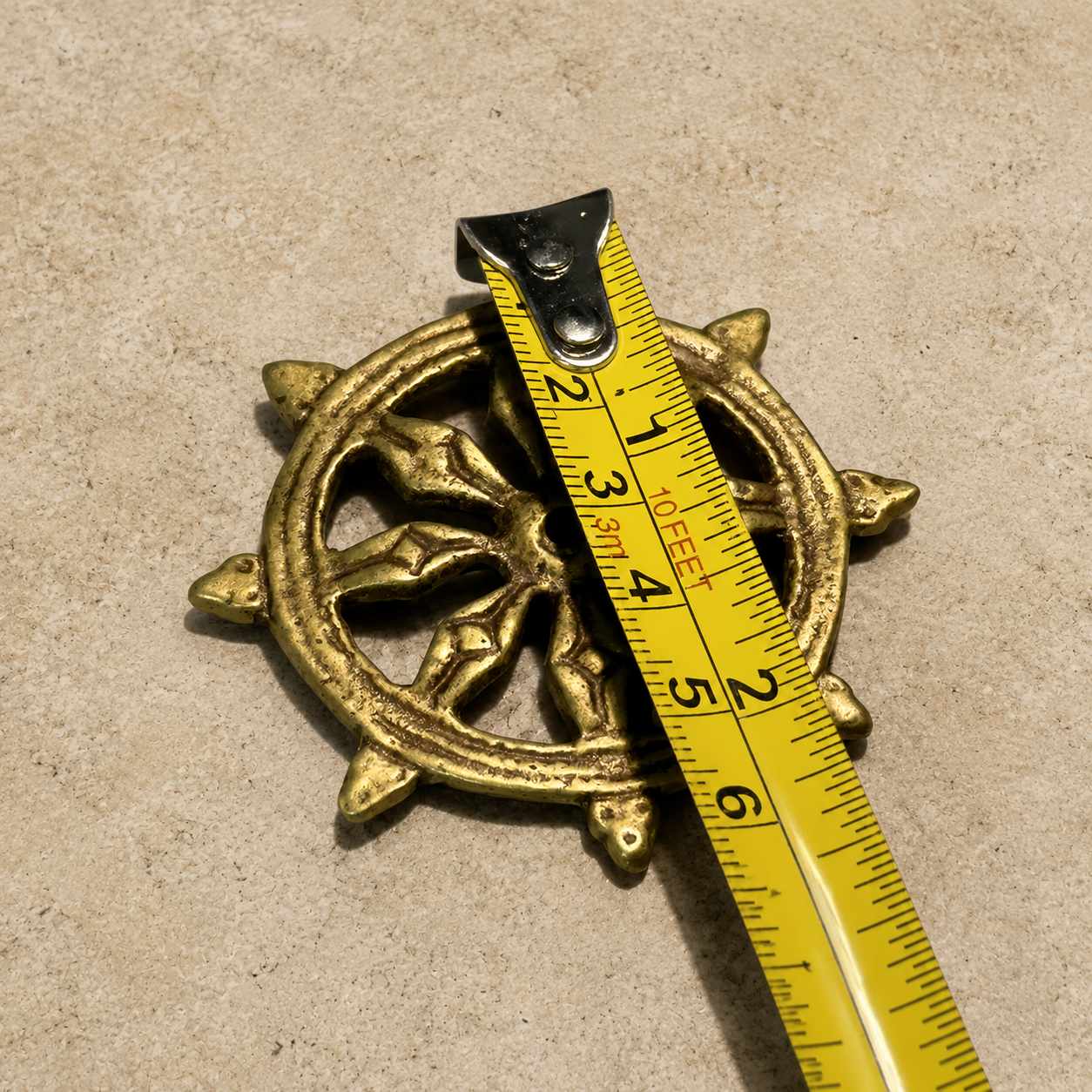 Thogchag Dharma Wheel | Tibetan Chakra Amulet Pendant