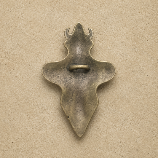 Copper Bull Vajra Pendant | Tibetan Yamantaka Amulet