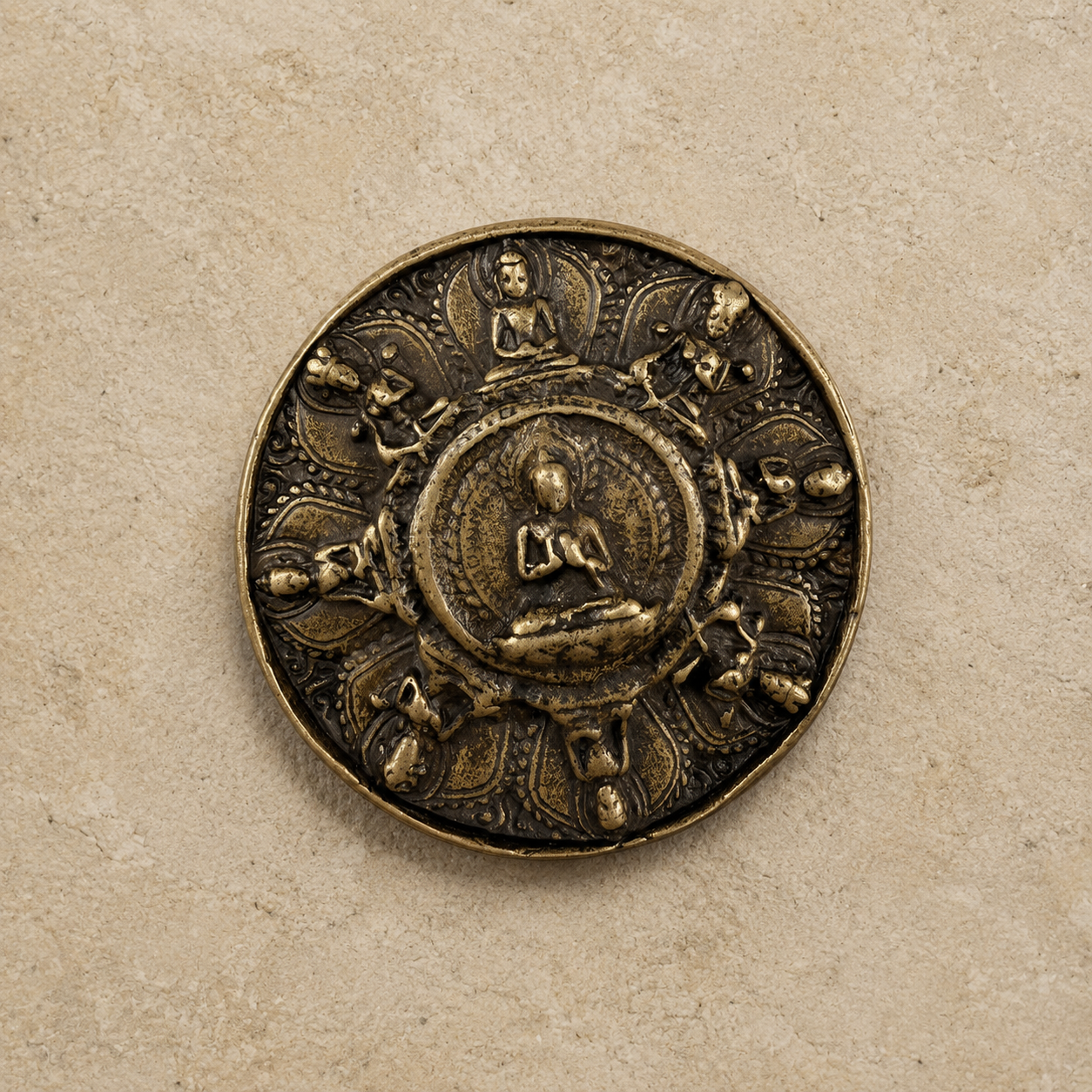 Zodiac Pendant, Copper Amulet Charm