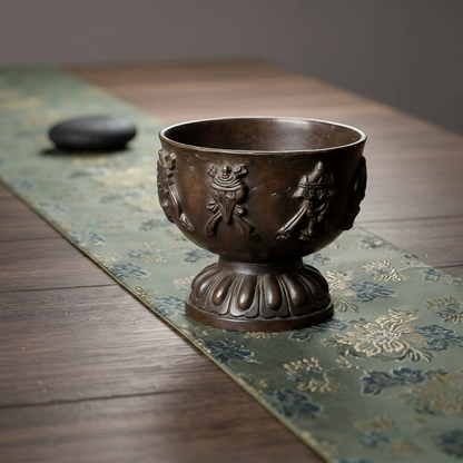 Tibetan Eight Auspicious Offering Cup