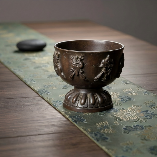 Tibetan Eight Auspicious Offering Cup