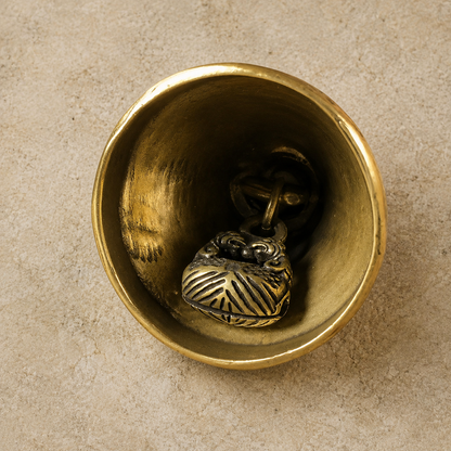 Double Lion Windbell | Tibetan Buddhist Bronze Chime