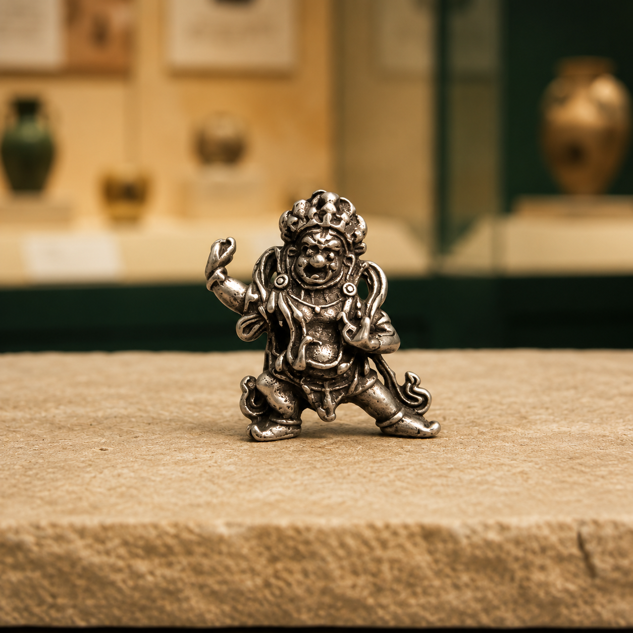 Mahakala Pendant | Tibetan Wrathful Deity Buddha