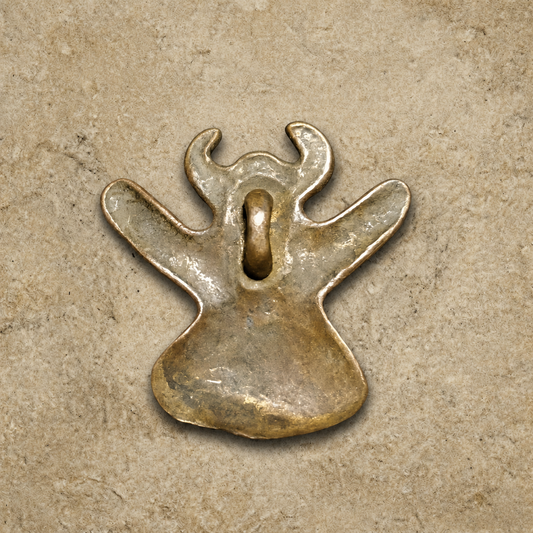 Tibetan Brass Garuda Amulet Pendant Buddhist Protector