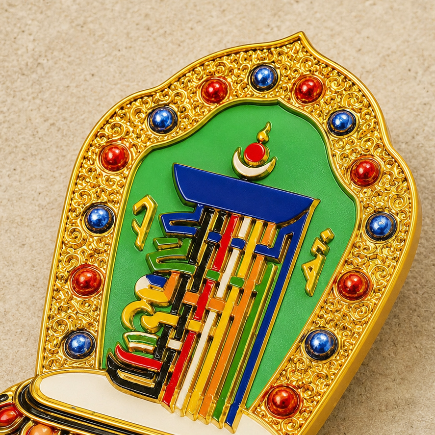 Kalachakra Mantra | Copper Thokcha Altar Decor