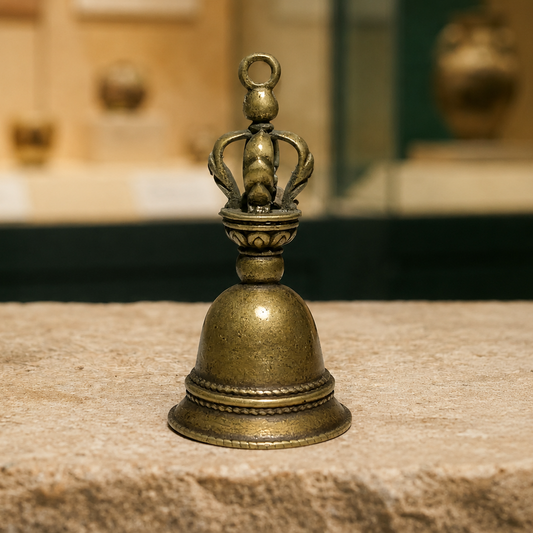 Copper Vajra Phurba Bell Set | Tibetan Altar Bundle