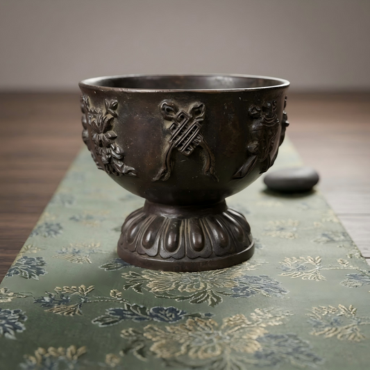 Tibetan Eight Auspicious Offering Cup