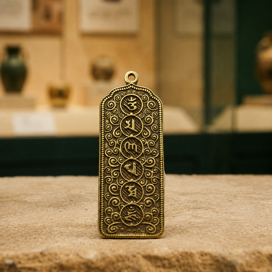 Shakyamuni Pendant | Tibetan Buddhist Brass Amulet