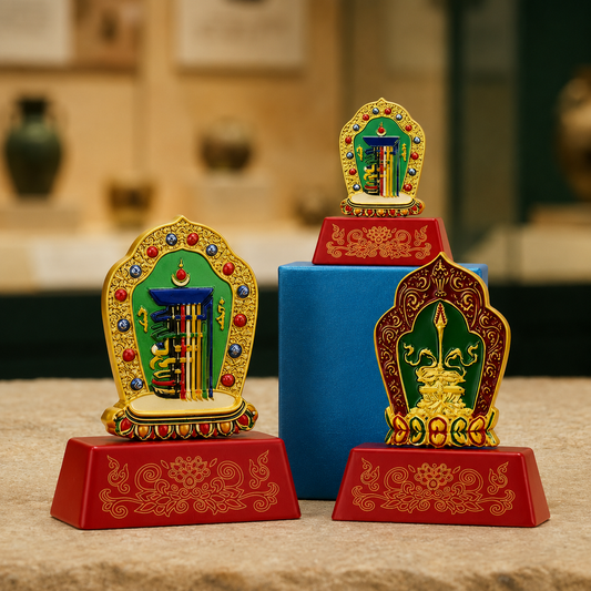 Kalachakra Mantra | Copper Thokcha Altar Decor