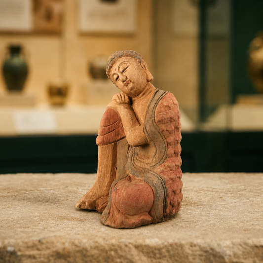 Wood Buddha Statue | Home Altar Meditation Zen