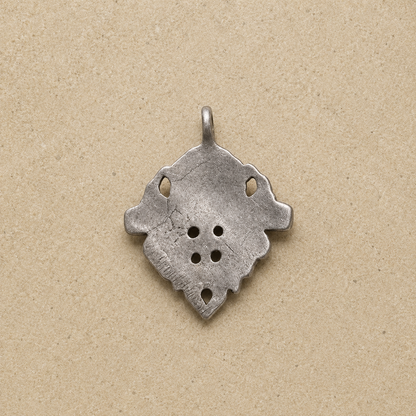 Tibetan Sky Iron Garuda Pendant | Thokcha Amulet Bird