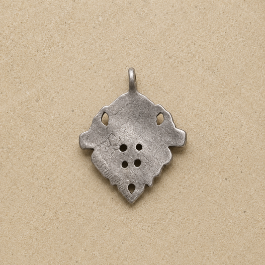 Tibetan Sky Iron Garuda Pendant | Thokcha Amulet Bird