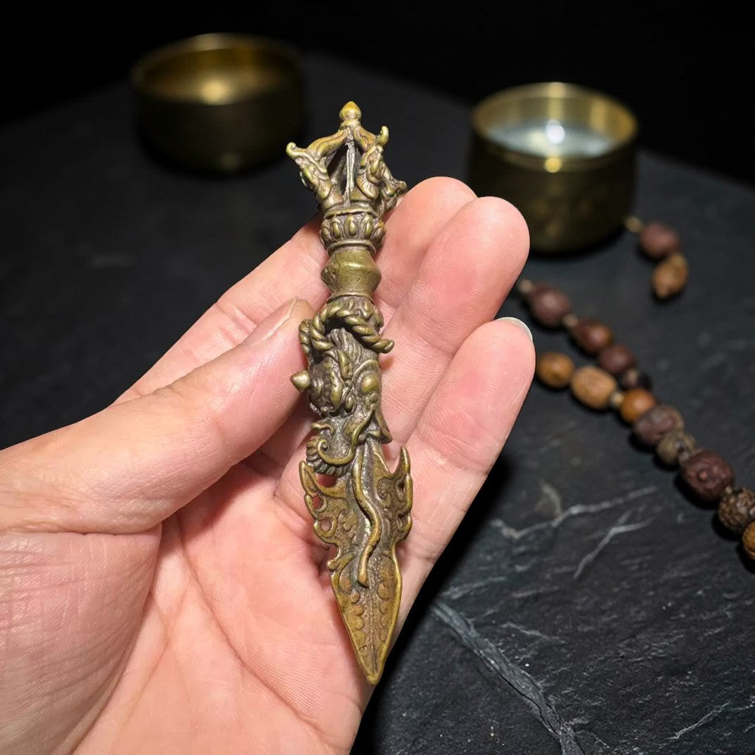 Dragon Pendant, Copper Amulet Charm